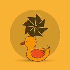 Toy design. childhood icon. Colorful illustration