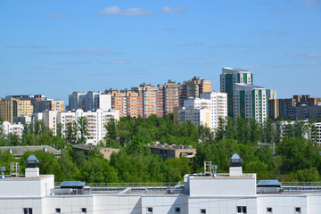View of 8 districts of Zelenograd, Russia