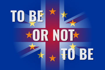 brexit eu uk mixed flags