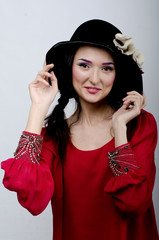 girl in pirate hat