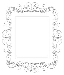  Abstract vector frame Vintage square frame.