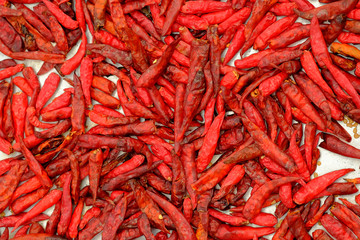Dried peppers for cooking ,Thai food style .