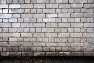 White brick wall