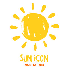 Sun burst logo icon
