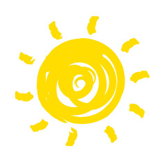 Sun symbol illustration