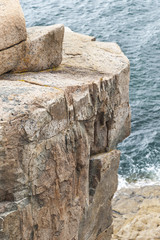 Section of Otter Cliff in Acadia National Park