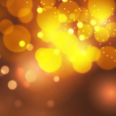 Defocused abstract bokeh lights background
