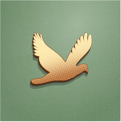 Ikona vintage z szumem i cieniem © vempireart