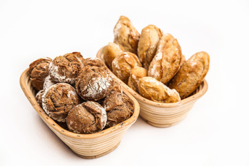 Assorted sourdough bread rolls