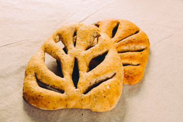 Provençal herbs fougasse