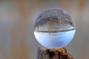 kristallkugel neuenburgersee schweiz 