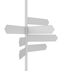 Sign Post pointing different directions