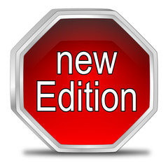 New Edition Button - 3D illustration