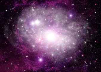 galaxy in a free space