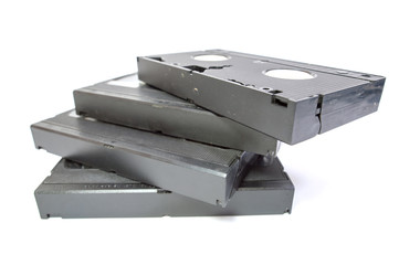 Videotape white background