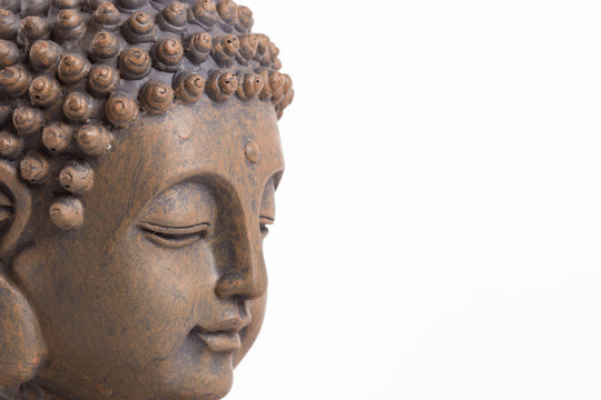 Buddhakopf im Profil