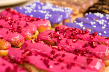 colorful french Eclair