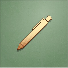 Ikona vintage z szumem i cieniem © vempireart