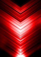 Obraz premium Red Arrows Abstract Background