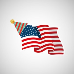 Fototapeta premium independence day celebration design 