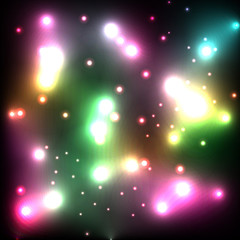 Stars cosmic sky abstract vector background concept