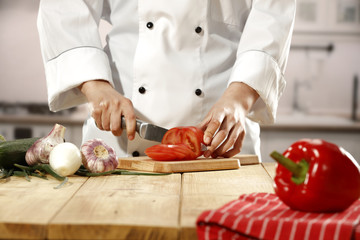 slicing food 
