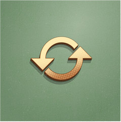 Ikona vintage z szumem i cieniem © vempireart