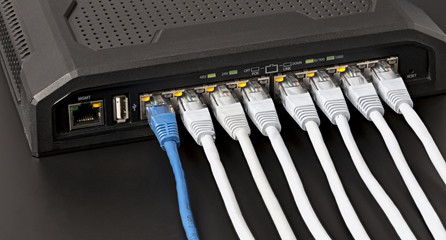 Managed switch with 10 power over ethernet gigabit ports