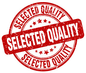 selected quality red grunge round vintage rubber stamp