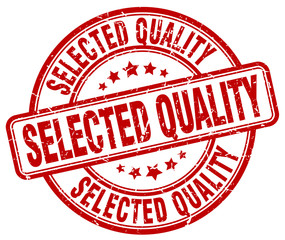 selected quality red grunge round vintage rubber stamp