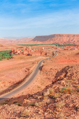 Fototapeta na wymiar Ounila Valley Landscape. Morocco
