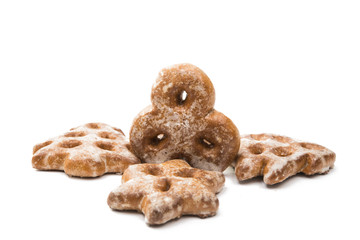 Christmas cookies isolated