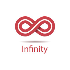 Infinity Symbol Logo. Vector Illustration