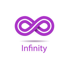 Infinity Symbol Logo. Vector Illustration