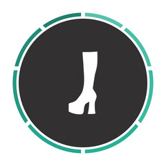 high boot computer symbol