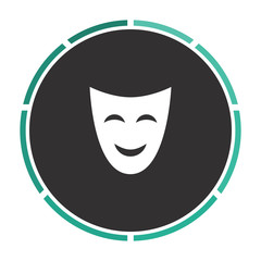 comedy mask computer symbol
