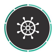 Obraz premium helm computer symbol
