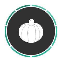Pumpkin computer symbol