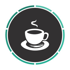 Hot coffe computer symbol