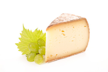 cheese isolated on white