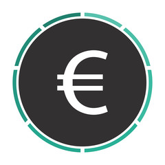 Euro computer symbol