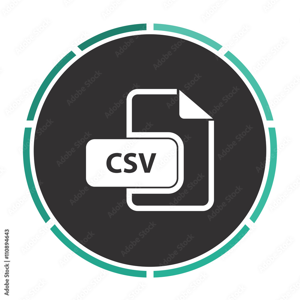 Poster csv computer symbol