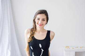 portrait of a beautiful young girl