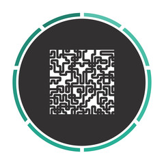 Labyrinth computer symbol