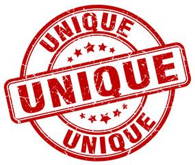 unique red grunge round vintage rubber stamp