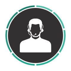 Operator computer symbol