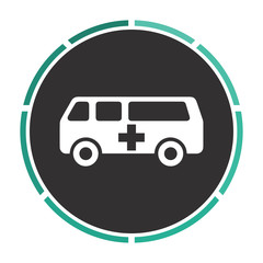 Ambulance computer symbol