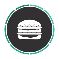 Fototapeta premium hamburger computer symbol