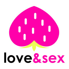 Sex shop logo - strawberry