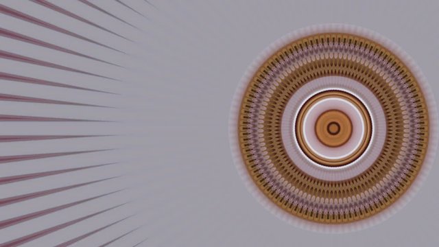 Diseño de color fractal y circular en movimiento  . Caleidoscopio
